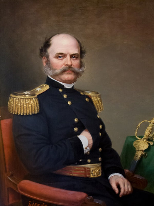 Gouverneur Ambrose Burnside - benutzerdefinierte Küsse